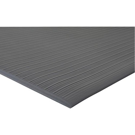 Genuine Joe Genuine Joe Anti-Fatigue Mat, Vinyl Foam, Beveled Edge, 2ft x3ft , Black GJO53231